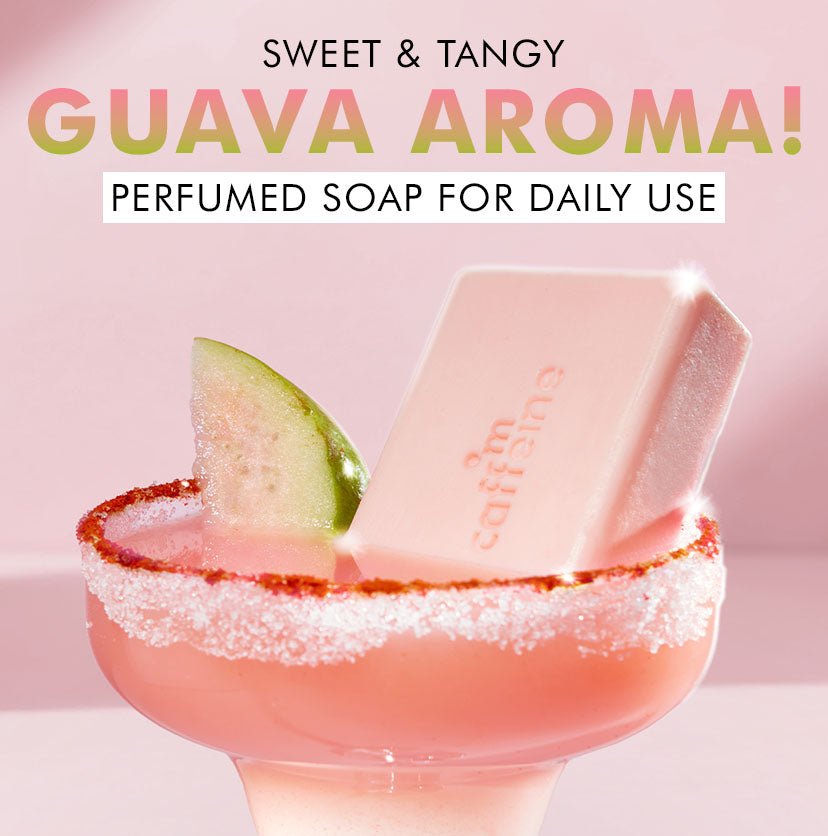 mCaffeine Brightening Tan Removal 1% Kojic Acid & Glutathione Guava Fizz Soap - 300g (3x100g)