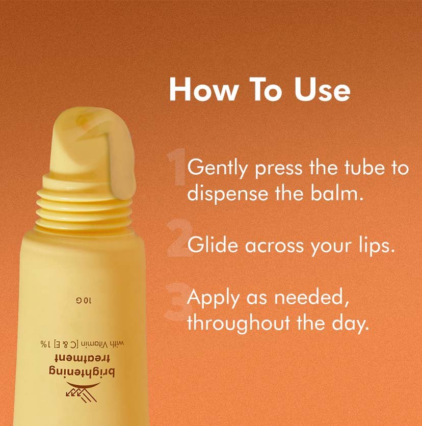 mCaffeine Lip Brightening Treatment SPF 50 PA++ with 1% Vitamin C & E-10gm