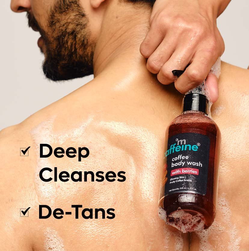 mCaffeine Coffee Body Wash with Berries - 200ml
