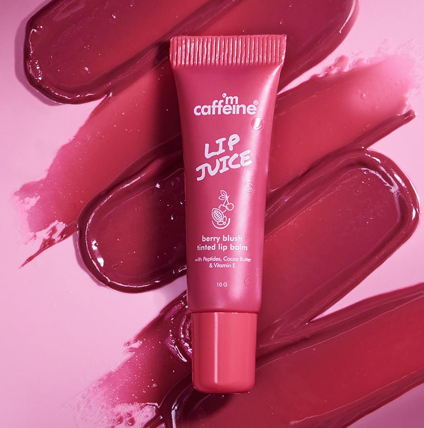 mCaffeine Lip Juice Tinted Balm - Berry Blush - 10g