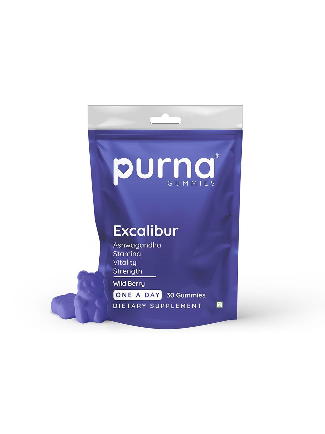 Purna Gummies Ashwagandha Excalibur