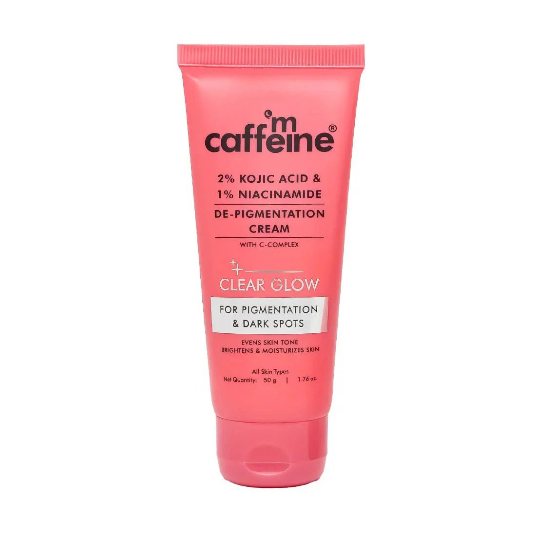 mCaffeine 2% Kojic Acid & 1% Niacinamide De-Pigmentation Cream-50g