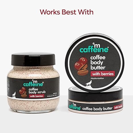 mCaffeine Creamy Coffee Body Scrub with Berries-200gm
